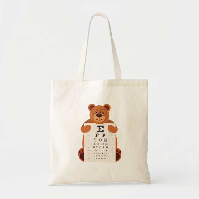 Tote Bag Organigramme de l'oeil (Devant)