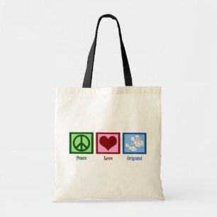 Tote Bag Origami de l'amour de la paix