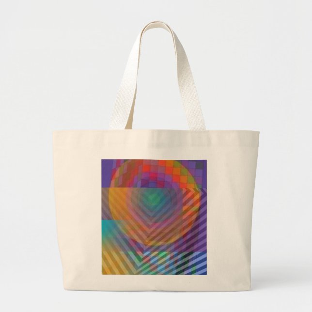 Tote bag original abstract design (Devant)