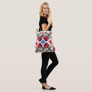 Tote Bag Original Matyo Hongrois Folk Nom personnalisé