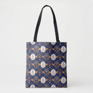Tote Bag Ornement Motif sans couture abstrait