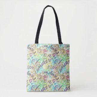 Tote Bag ornements de doodle