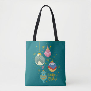 Tote Bag Ornements Disney Princess Souhaits d'hiver