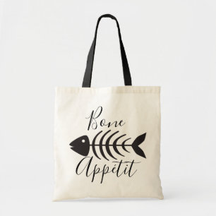 Tote Bag Os appétit Poisson Os Squelette