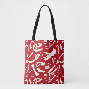 Tote Bag Os Dinosaures (Rouge)