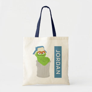 Tote Bag Oscar the Grouch Trash Can Lean   Ajouter Votre No
