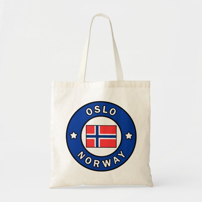 Tote Bag Oslo Norvège (Devant)