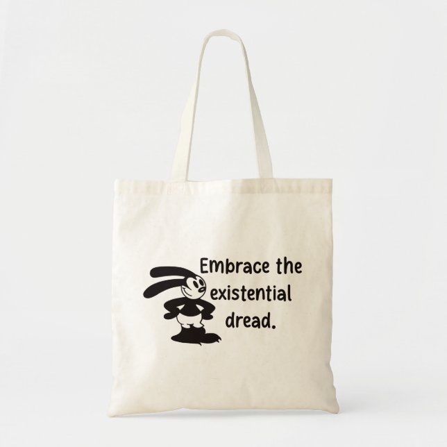 Tote Bag Oswald Craint : La Crise Existentielle (Devant)