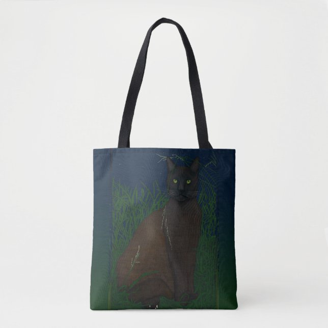 Tote Bag Otis Dans L'Herbe Haute (Devant)