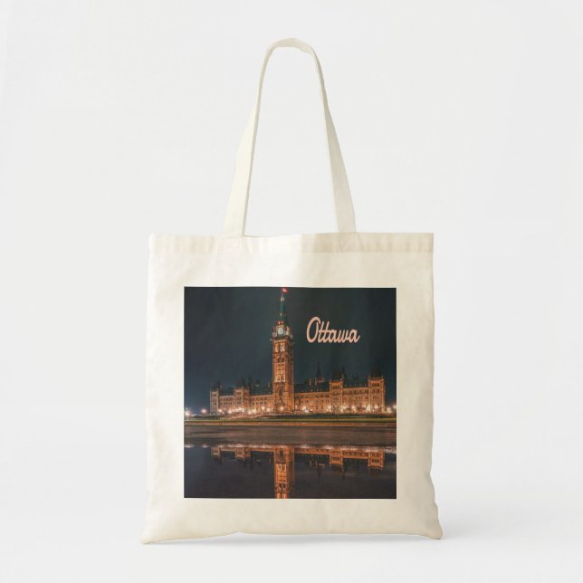 Tote Bag Ottawa Canada Colline du Parlement (Devant)