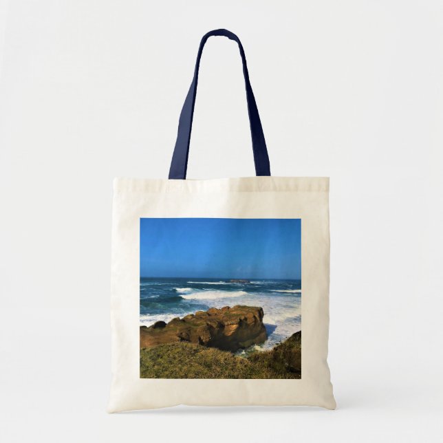 Tote Bag Otter Rock à Devil's Punchbowl State Park, Oregon (Devant)