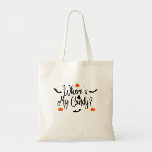 Tote Bag Où est mon bonbon - Halloween Trick or Treat