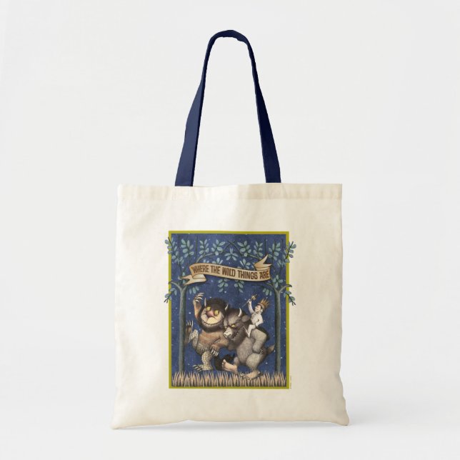 Tote Bag Où les choses sauvages sont graphiques (Devant)
