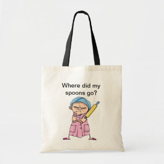Tote Bag Où mes cuillères ont disparu ?