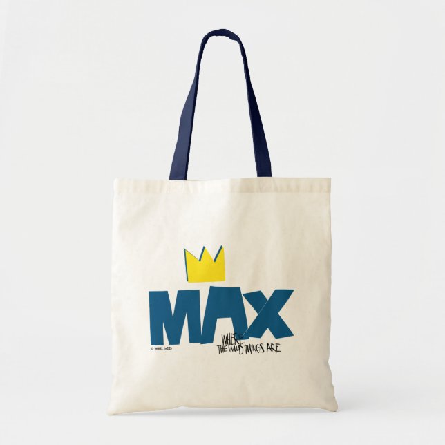 Tote Bag Où sont les choses sauvages | Max et Couronne (Devant)