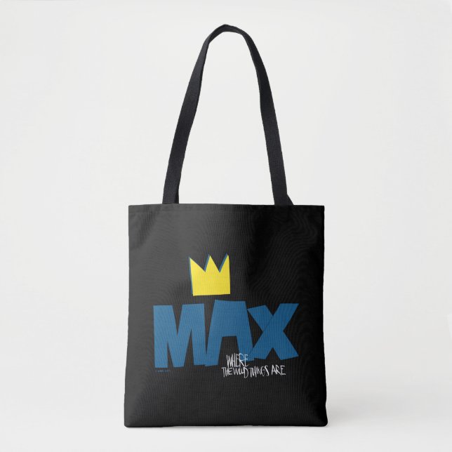 Tote Bag Où sont les choses sauvages | Max et Couronne (Devant)