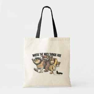 Tote Bag Où sont les monstres ? Personnages & Logo