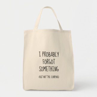 Tote Bag Oublier Shopper drôle et mignon