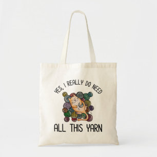 Tote Bag Oui, J'Ai Vraiment Besoin De Tout Ce Fil