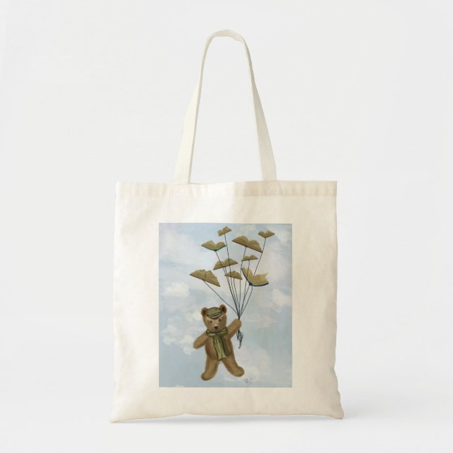 Tote Bag Ours avec papillons du livre 2 (Devant)