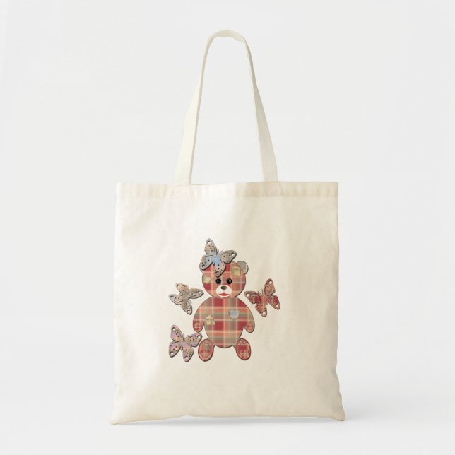 Tote Bag ours en peluche, ours en peluche (Devant)