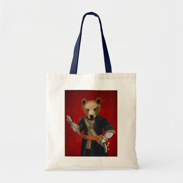 Tote Bag Ours en Robes Bleues 3 (Devant)