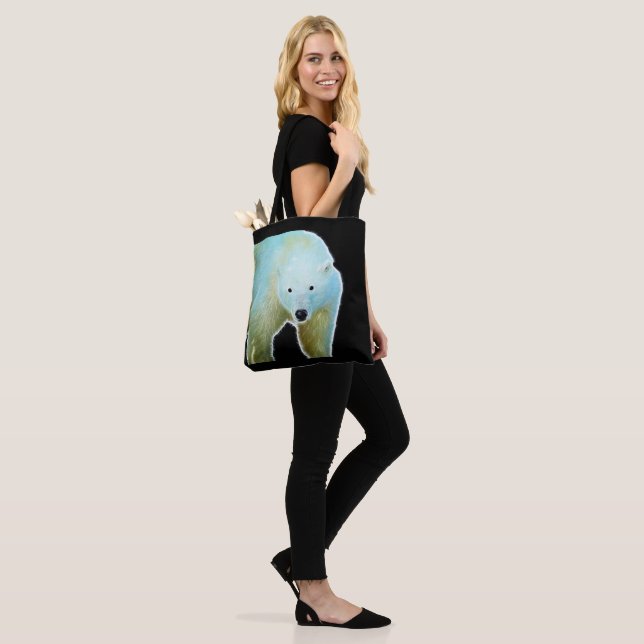 Tote Bag Ours polaire (Sur le modèle)