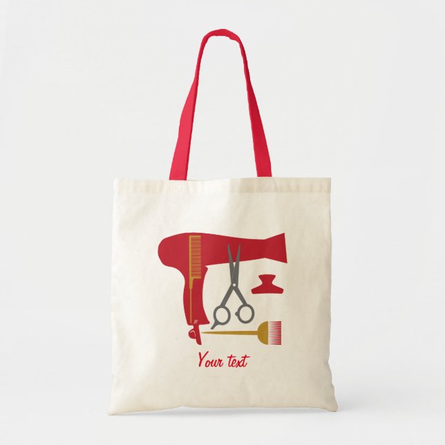 Tote Bag Outils de coiffures (Devant)