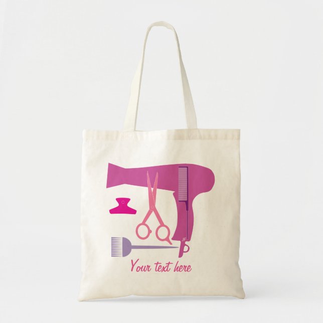 Tote Bag Outils de coiffures (Devant)