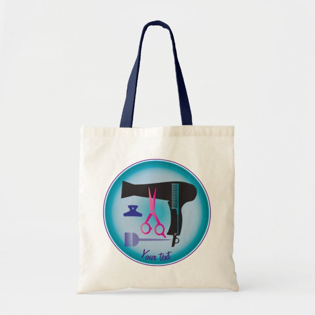 Tote Bag Outils de coiffures (Devant)