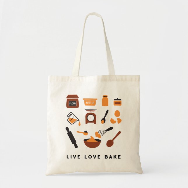 Tote Bag Outils de cuisson doux (Devant)