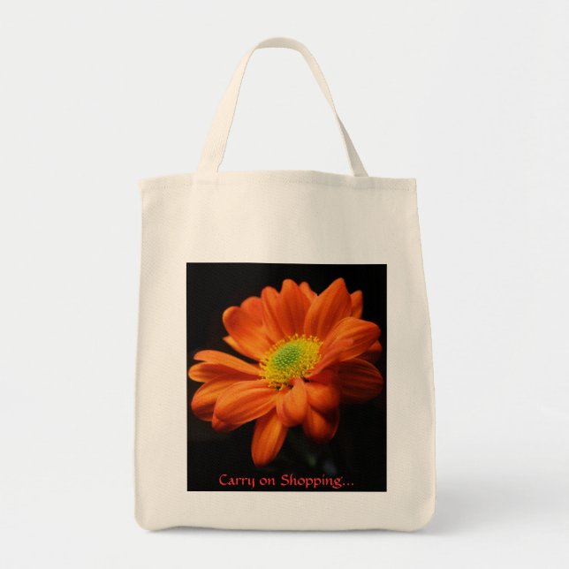 Tote Bag Ouvrez le gerbera (Devant)