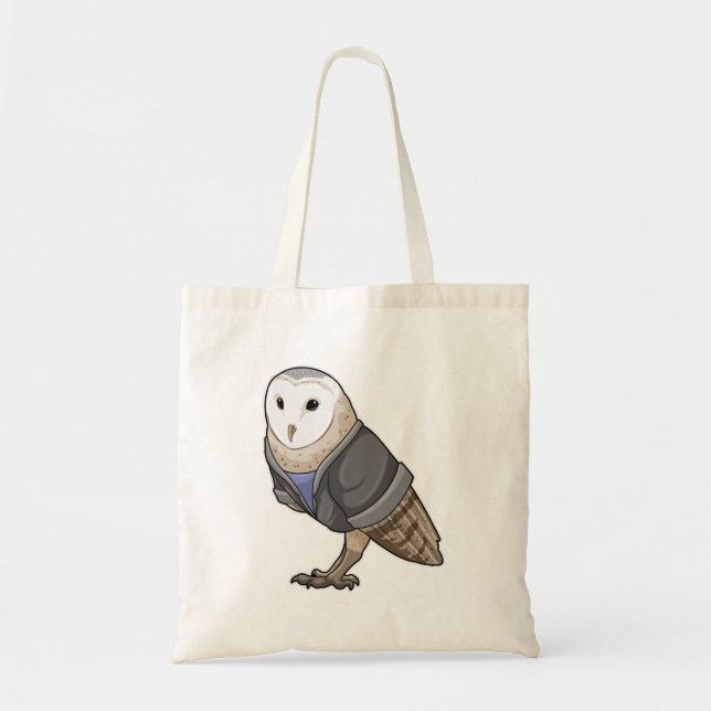Tote Bag Owl comme secrétaire (Devant)