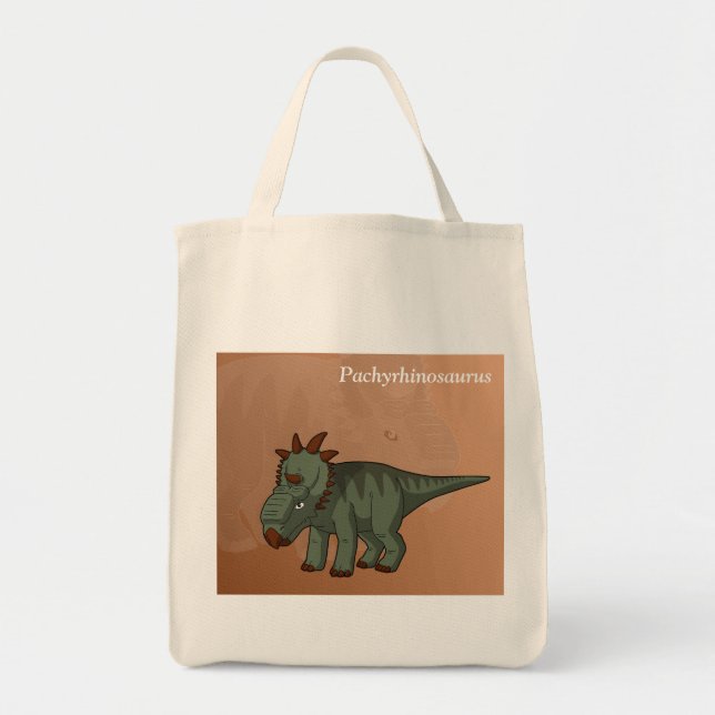 Tote Bag Pachyrhinosaure - Dinosaure antique (Devant)