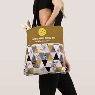 Tote Bag Pagaie de Pickleball Personnalisée à impression gé