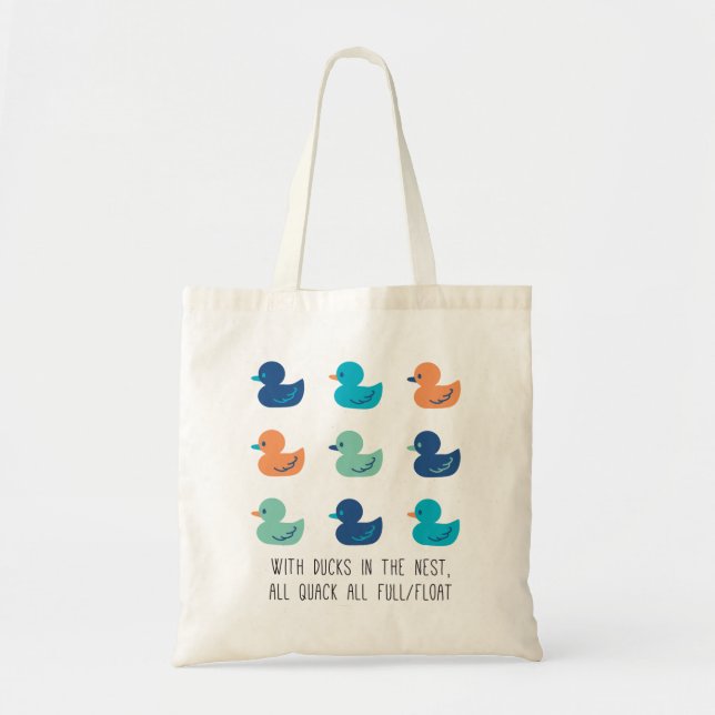 Tote Bag Pagaie mûre de canards Art II (Devant)