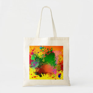 Tote Bag Paint Splatter