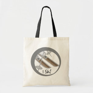 Tote Bag Paires de T-shirts et de cadeaux de ski des skis I