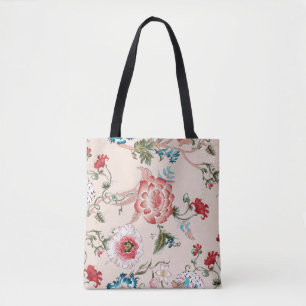 Tote Bag Paisley classique et motif de dentelle fine, Pat p