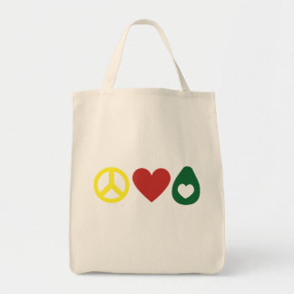 Tote Bag Paix, avocat Fourre-tout d'amour