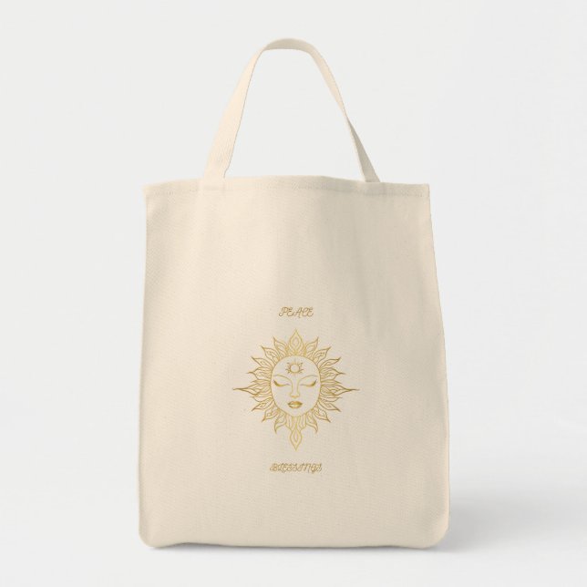 Tote Bag Paix et Bénédictions Fourre-tout (Devant)