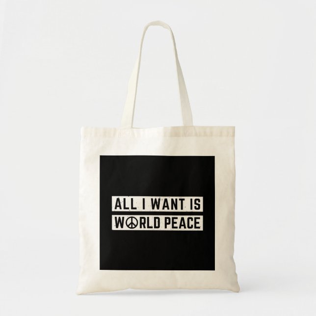 Tote Bag Paix mondiale (Devant)