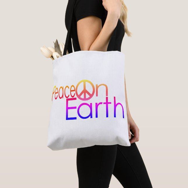 Tote Bag Paix sur Terre (De près)