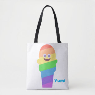 Tote Bag Pal de glace arc-en-ciel