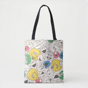 Tote Bag Pal de rue Sésame Motif Vintage Big Head