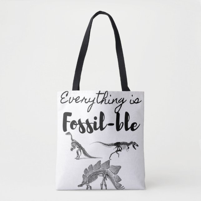 Tote Bag Paléontologue (Devant)