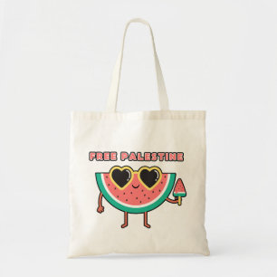 Tote Bag palestine libre Watermelon Palestine mignon coloré