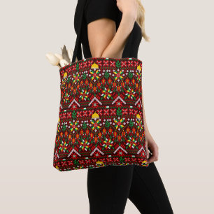 Tote Bag Palestine Tatreez Broderie traditionnelle