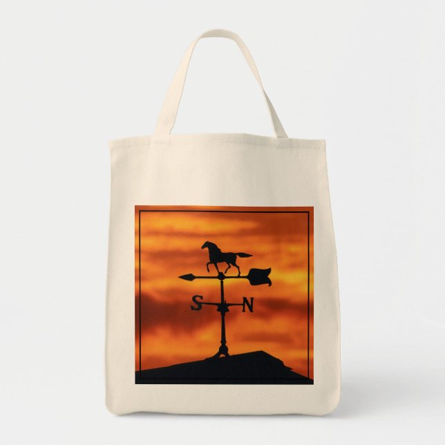 Tote Bag Palette de temps au coucher du soleil (Devant)