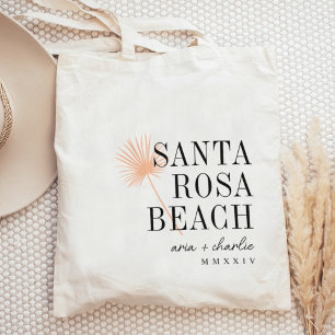Tote Bag Palm Frond Destination Mariage Bienvenue